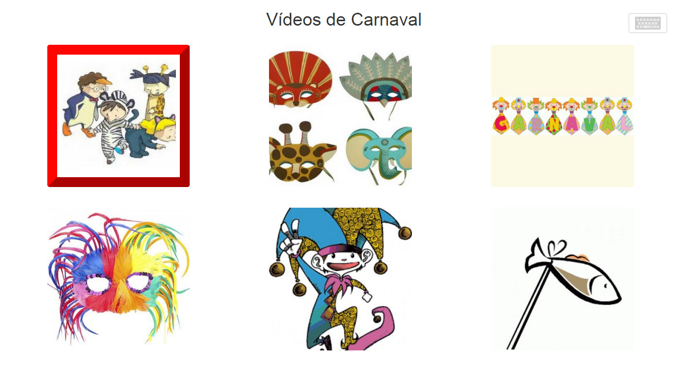 captura de pantalla d'una presentació Amida de Carnaval
